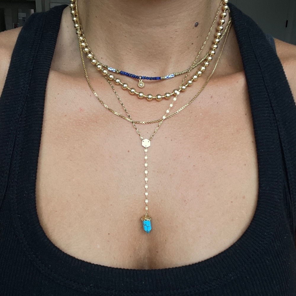 TAI Y-Necklace w Turquoise